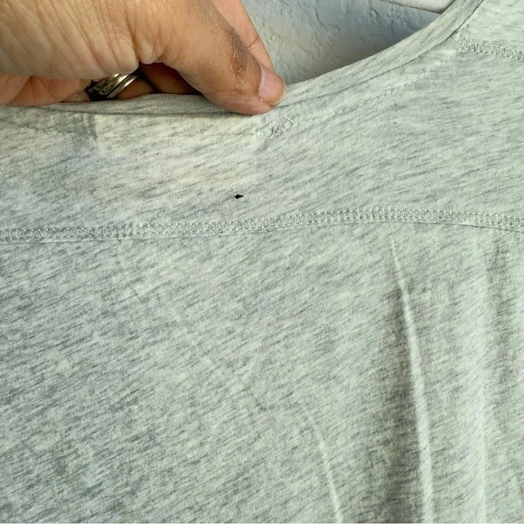 Sass & Bide Women’s Light Gray Heart String Chain Embellished Boho Shirt Size M - Picture 6 of 9